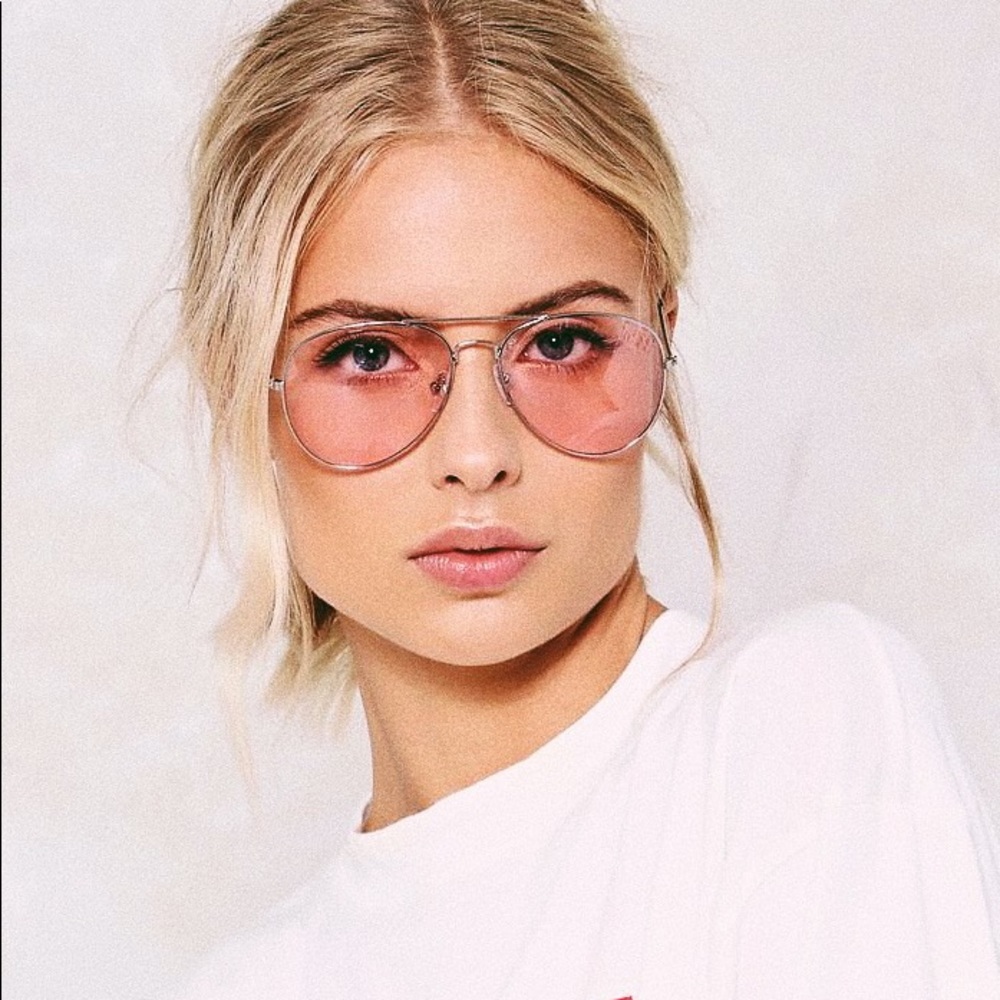 Pink Tinted Aviators